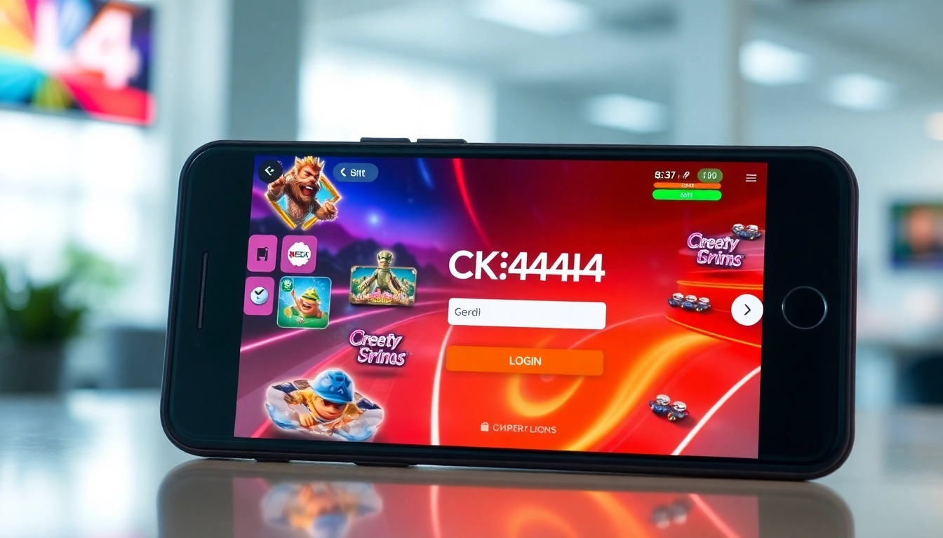 Quickly access ck4444 login app android on your device with an intuitive interface for seamless gaming experience.