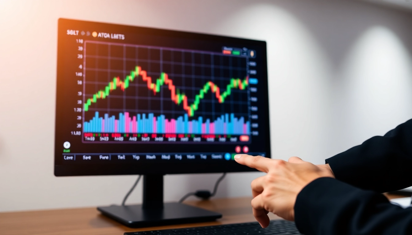 Trading view advanced chart analysis with vibrant candlestick patterns for traders and investors